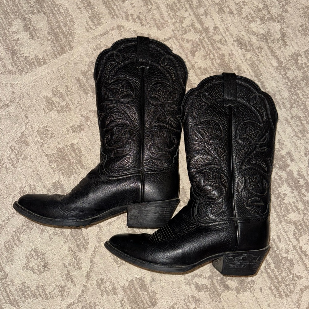 Ariat Black Heeled Boots for Women